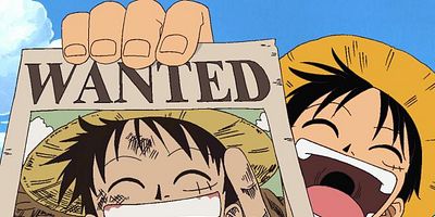Cartel de Shōkin kubi ! Mugiwara no Luffy yo ni shirewataru