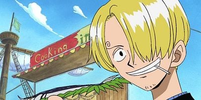 Cartel de Honō no ryōri battle ? Sanji tai bijin Chef