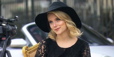 Cartel de ¿No se dio cuenta de que te amo?, sobre ruedas