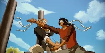 Cartel de Ojos vendados