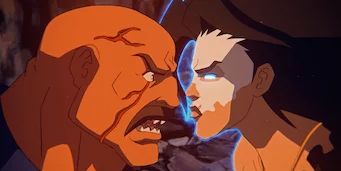 Cartel de Entre dos mundos