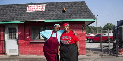 Cartel de Jones Bar-B-Q