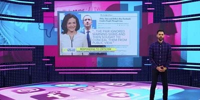 Cartel de Moderación de contenido y libertad de expresión