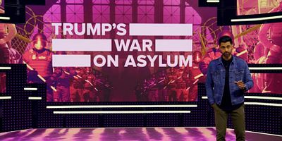 Cartel de La peor política de Trump: negar asilo