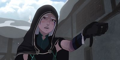 Cartel de La daga y el lobo