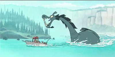 Cartel de La leyenda del monstruo del lago