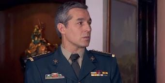 Cartel de Aquí tiene mi renuncia