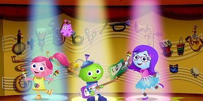 Cartel de El ballet de Aves/Los instrumentos de Arty