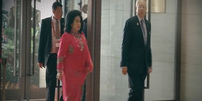 Cartel de El que está al mando