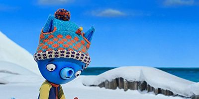 Cartel de Listón/Zapatos de nieve