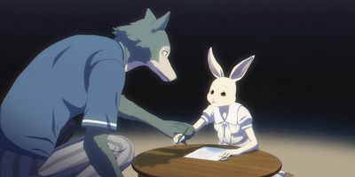 Cartel de Un lobo con piel de cordero