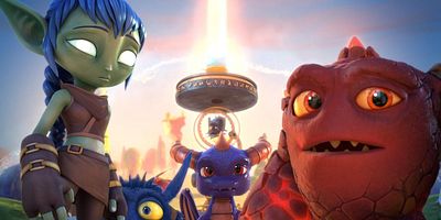 Cartel de Ataque a la Academia Skylander