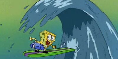 Cartel de Pompas de jabón/Pantalones Rotos