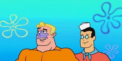 Cartel de Regreso al pasado / Club de chicos malos para villanos