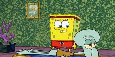 Cartel de El descanso de Patricio / Caminata con Plankton