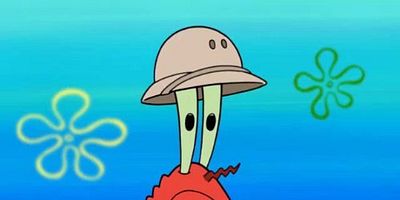 Cartel de La Cangreburger que se comió a Fondo de Bikini / El regreso del amigo Burbujas