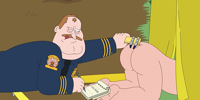 Cartel de Más allá de la línea