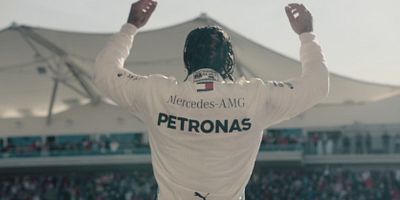 Cartel de Bandera a cuadros