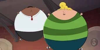 Cartel de El Capitán Calzoncillos y el sagaz combate del secreto Camudraje