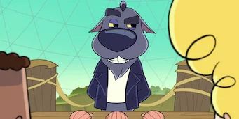 Cartel de El Capitán Calzoncillos y el corrosivo cachivache del contagioso Cruelio Sin Cesar