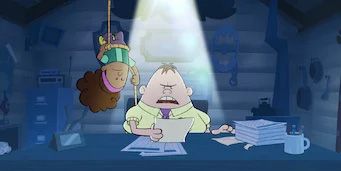 Cartel de El Capitán Calzoncillos y el patético problema de la DJ Pantalones Pesados