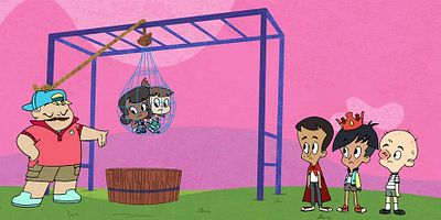 Cartel de Historia de un niño / Rompecabezas, trabajo y problemas