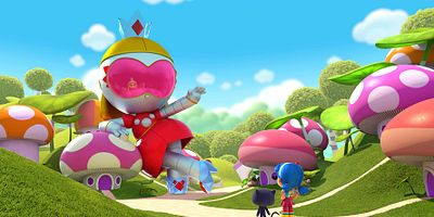 Cartel de La princesa Grizbot