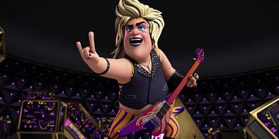 Cartel de Pesado como el rock