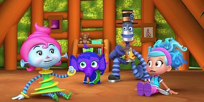 Cartel de La fiesta de pijamas de Macy / Mosca-elefante