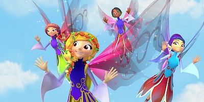 Cartel de Cuando los mono-elefantes vuelen / El problema con los conejitos brillantes