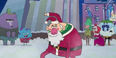 Cartel de La Navidad se cancela / Estación de hielo Dino