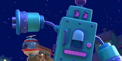 Cartel de Robot fugitivo