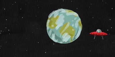 Cartel de Vida extraterrestre