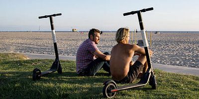 Cartel de Guerra de patinetas