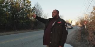 Cartel de Vivir como negro