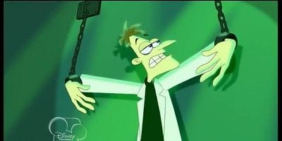 Cartel de El mega fabuloso súper palacio brincolín de Phineas y Ferb