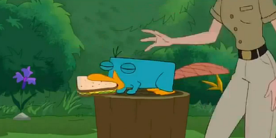 Cartel de El Monotrema equivocado