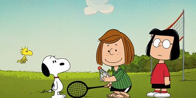 Cartel de Un beagle achuchable e irritable