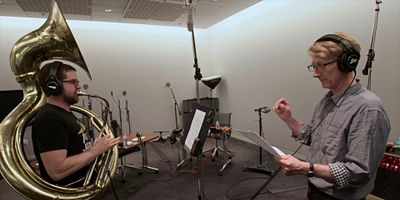 Cartel de Retratos: Barney Jones, editor de música