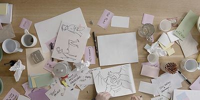 Cartel de Cimientos: Receta para una película