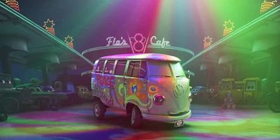 Cartel de Bailando con los autos