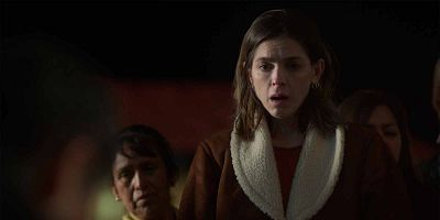 Cartel de Caminen con los ojos bien abiertos