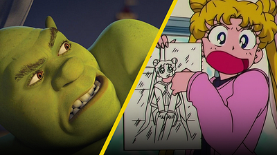 Así de geniales se verían Shrek, Burro y Gato con Botas en el mundo animado de 'Sailor Moon' noticias imagen
