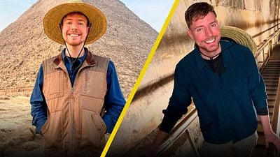 Después de 100 horas de exploración, Mr. Beast llega a la cima de la Gran Pirámide de Giza en Egipto y encuentra pruebas de sus orígenes noticias imagen