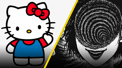 Hello Kitty se combina con el perturbador mundo de 'Uzumaki' en este collage hecho por fans noticias imagen