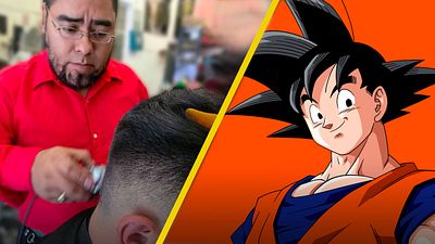 'Dragon Ball Z': Barbero en México corta cabello como Goku y se hace viral