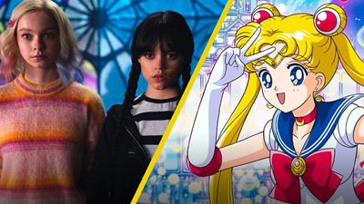 Así se verían Merlina (Jenna Ortega) y Enid (Emma Myers) versión 'Sailor Moon'