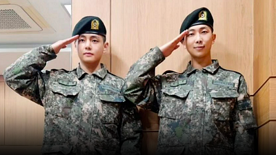 Estas son las últimas fotos de V y RM de BTS en el servicio militar que causan emoción en ARMY noticias imagen