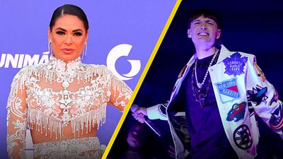 El incómodo momento de Galilea Montijo y Peso Pluma en los Latin AMAS 2023 noticias imagen