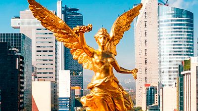 Confirman que el Ángel de la Independencia no se cayó: “estamos filmando una película, nuestro angelito está bien” noticias imagen